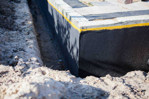 Residential Waterproofing installation at a Basom, NY home by SJ Waterproofing Pros